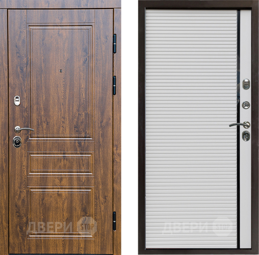 Входная металлическая Дверь Престиж Классика Дуб Porte Белый в Электроуглях