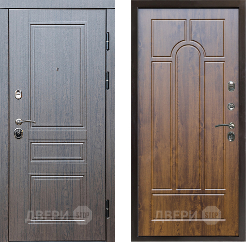 Входная металлическая Дверь Престиж Классика Венге Арка Дуб в Электроуглях