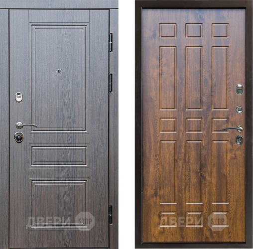 Входная металлическая Дверь Престиж Классика Венге Спарта Дуб в Электроуглях