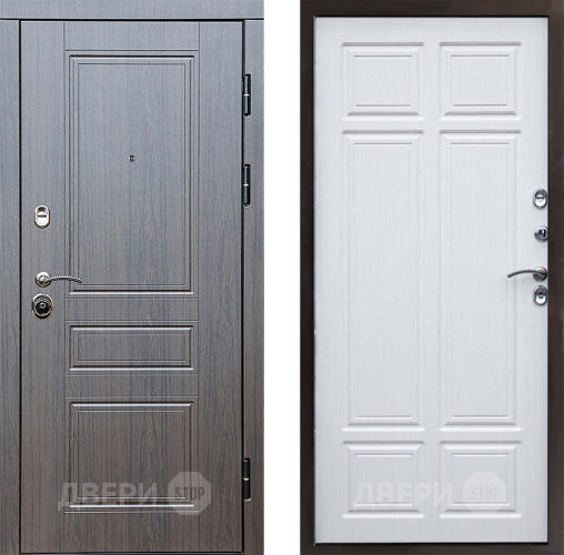 Входная металлическая Дверь Престиж Классика Венге Премиум Лиственница белая в Электроуглях