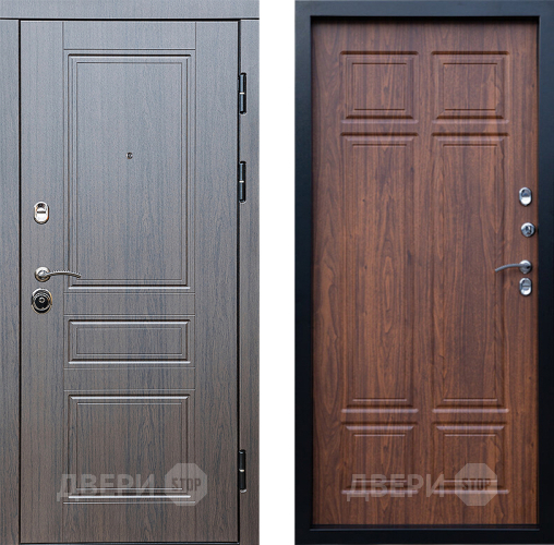 Входная металлическая Дверь Престиж Классика Венге Премиум Орех темный в Электроуглях