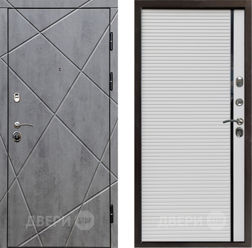 Входная металлическая Дверь Престиж Лучи Porte Белый в Электроуглях