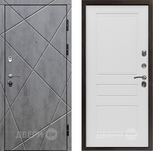 Входная металлическая Дверь Престиж Лучи Классика Лиственница белая в Электроуглях