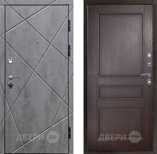 Входная металлическая Дверь Престиж Лучи Классика Венге в Электроуглях