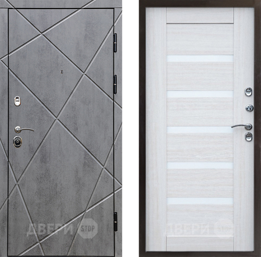 Дверь Престиж Лучи Царга Лиственница белая в Электроуглях