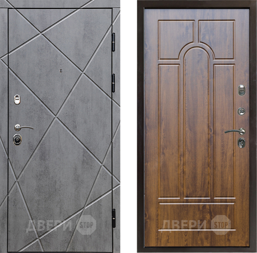 Входная металлическая Дверь Престиж Лучи Арка Дуб в Электроуглях