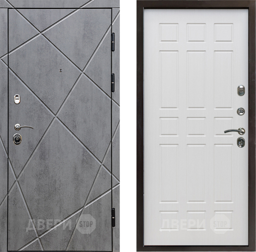 Входная металлическая Дверь Престиж Лучи Спарта Лиственница белая в Электроуглях