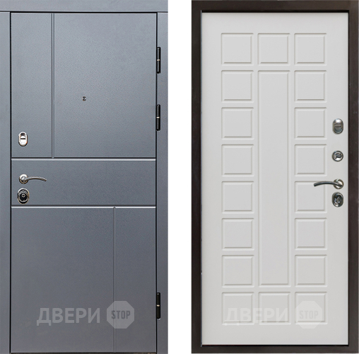 Входная металлическая Дверь Престиж Горизонт Грэй Престиж Бежевый мат в Электроуглях