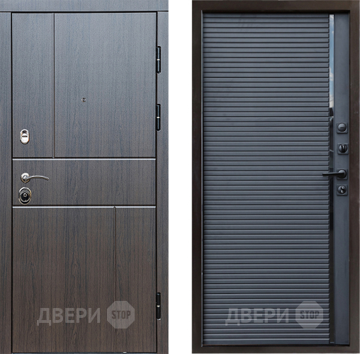 Входная металлическая Дверь Престиж Горизонт Венге Porte Черный кварц в Электроуглях