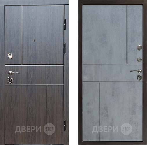 Входная металлическая Дверь Престиж Горизонт Венге Горизонт Бетон темный в Электроуглях