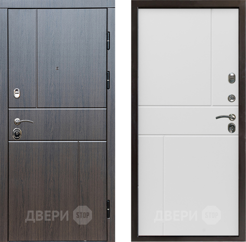 Входная металлическая Дверь Престиж Горизонт Венге Горизонт Бетон белый в Электроуглях