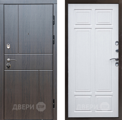 Входная металлическая Дверь Престиж Горизонт Венге Премиум Лиственница белая в Электроуглях