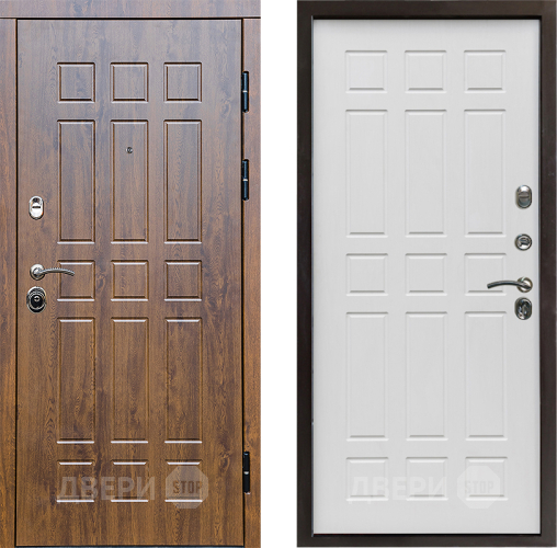 Входная металлическая Дверь Престиж Стандарт Спарта Белое дерево в Электроуглях