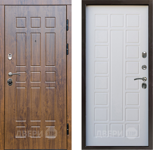 Входная металлическая Дверь Престиж Стандарт Престиж Белое дерево в Электроуглях