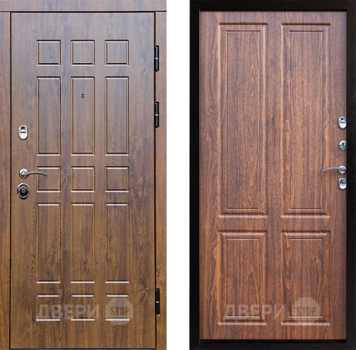 Входная металлическая Дверь Престиж Стандарт Премиум Орех светлый в Электроуглях