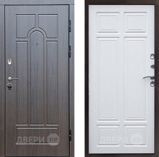 Входная металлическая Дверь Престиж Арка Премиум Лиственница белая в Электроуглях