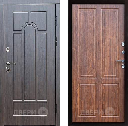 Входная металлическая Дверь Престиж Арка Премиум Орех светлый в Электроуглях