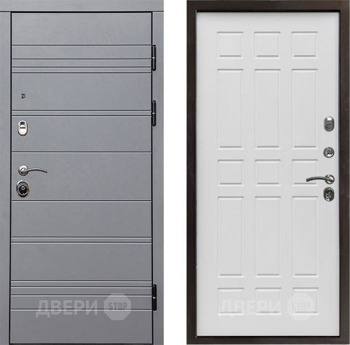 Дверь Престиж Линия Грэй Спарта Белое дерево в Электроуглях