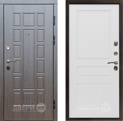 Входная металлическая Дверь Престиж Престиж Классика Белое дерево в Электроуглях