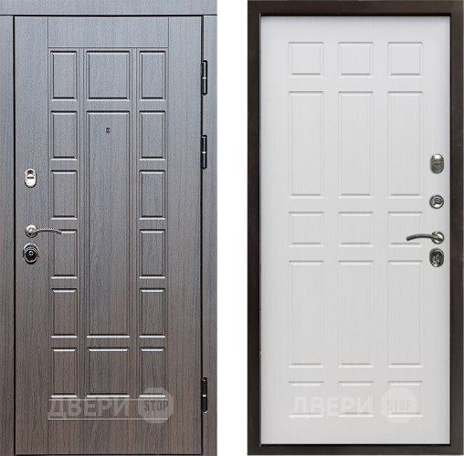 Входная металлическая Дверь Престиж Престиж Спарта Лиственница белая в Электроуглях