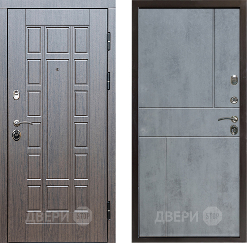Входная металлическая Дверь Престиж Престиж Горизонт Бетон темный в Электроуглях