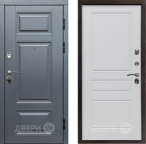 Входная металлическая Дверь Престиж Премиум Классика Белый матовый в Электроуглях