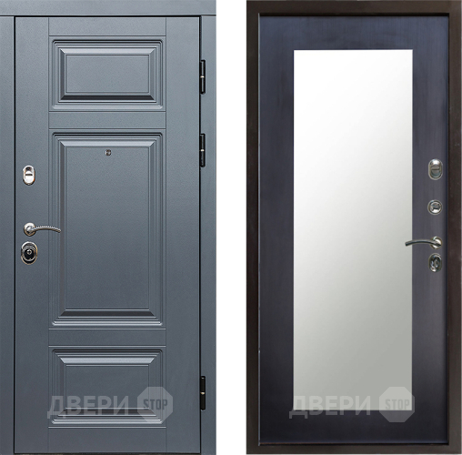 Входная металлическая Дверь Престиж Премиум Зеркло Пастораль Венге в Электроуглях