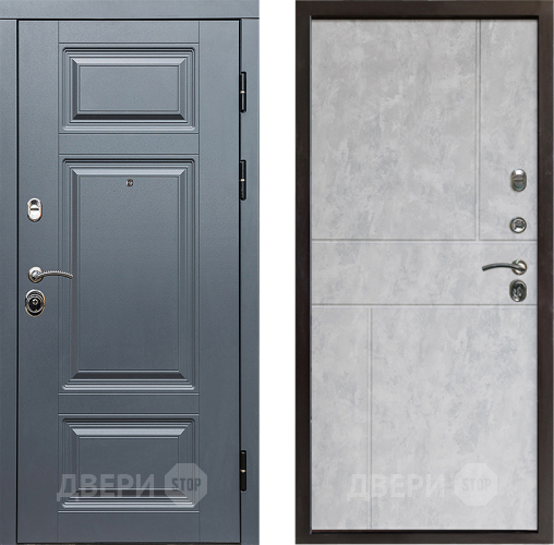 Входная металлическая Дверь Престиж Премиум Горизонт Бетон светлый в Электроуглях