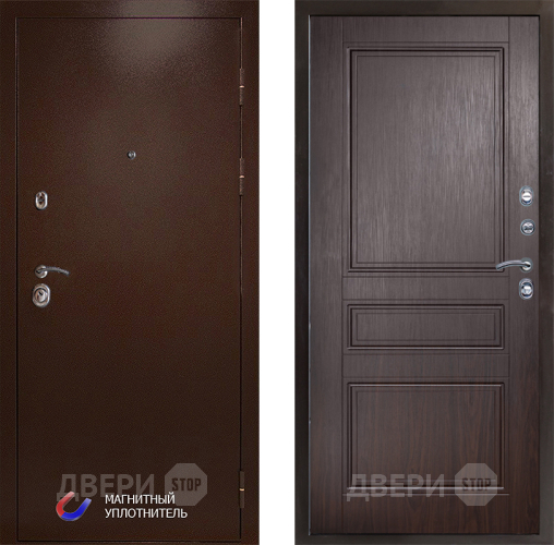 Входная металлическая Дверь Престиж Медь Классика Венге в Электроуглях