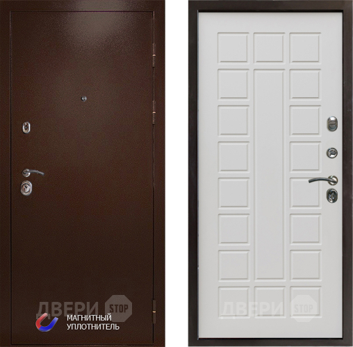 Входная металлическая Дверь Престиж Медь Престиж Бежевый мат в Электроуглях