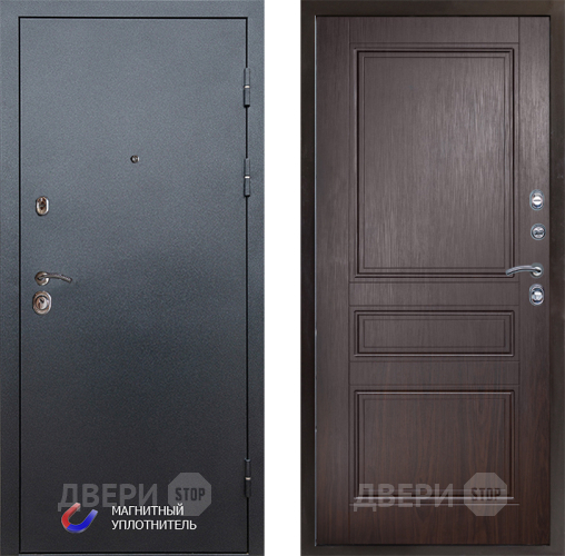 Входная металлическая Дверь Престиж Графит Классика Венге в Электроуглях
