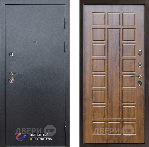 Входная металлическая Дверь Престиж Графит Престиж Дуб в Электроуглях