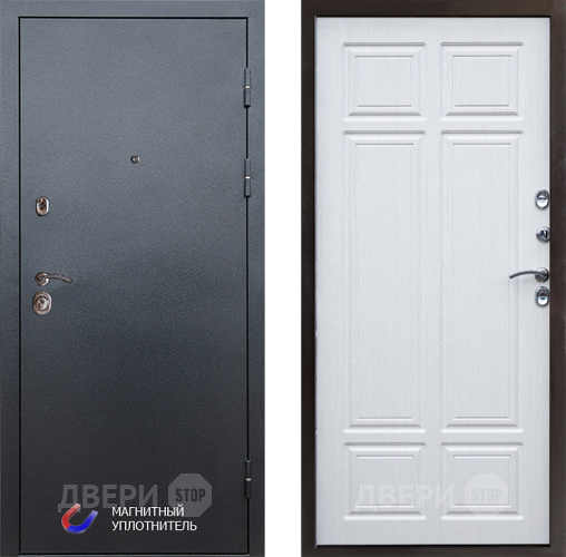 Входная металлическая Дверь Престиж Графит Премиум Лиственница белая в Электроуглях