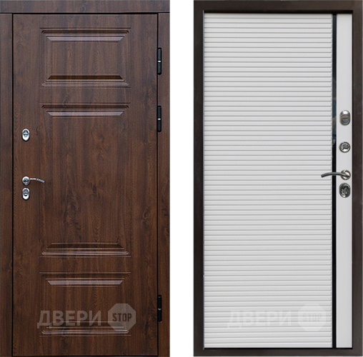 Дверь Престиж TERMO с терморазрывом Премиум Орех Porte Белый в Электроуглях