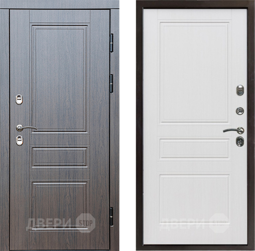 Входная металлическая Дверь Престиж TERMO с терморазрывом Классика Классика Белое дерево в Электроуглях