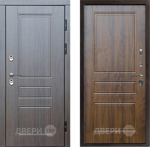 Входная металлическая Дверь Престиж TERMO с терморазрывом Классика Классика Дуб в Электроуглях