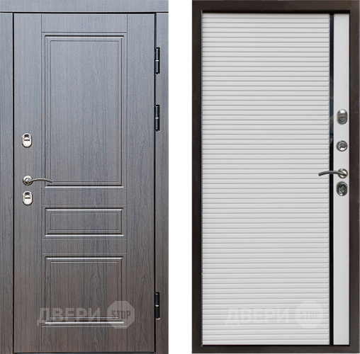 Входная металлическая Дверь Престиж TERMO с терморазрывом Классика Porte Белый в Электроуглях