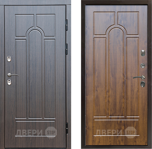 Входная металлическая Дверь Престиж TERMO с терморазрывом Арка Арка Дуб в Электроуглях