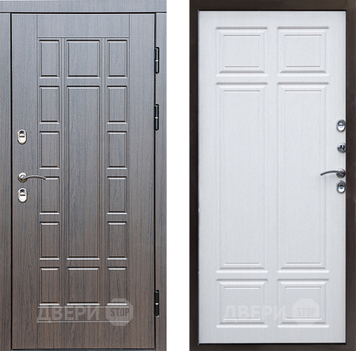 Входная металлическая Дверь Престиж TERMO с терморазрывом Престиж Премиум Лиственница белая в Электроуглях
