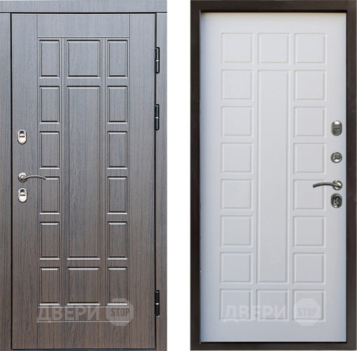 Входная металлическая Дверь Престиж TERMO с терморазрывом Престиж Престиж Белое дерево в Электроуглях