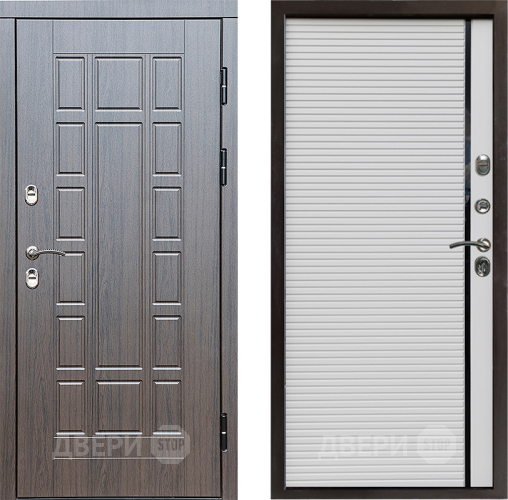 Входная металлическая Дверь Престиж TERMO с терморазрывом Престиж Porte Белый в Электроуглях