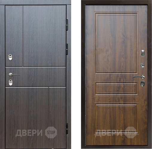 Входная металлическая Дверь Престиж TERMO с терморазрывом Горизонт Венге Классика Дуб в Электроуглях