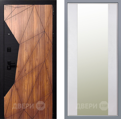 Дверь Заводские двери Морра Зеркало Макси Белый шелк в Электроуглях