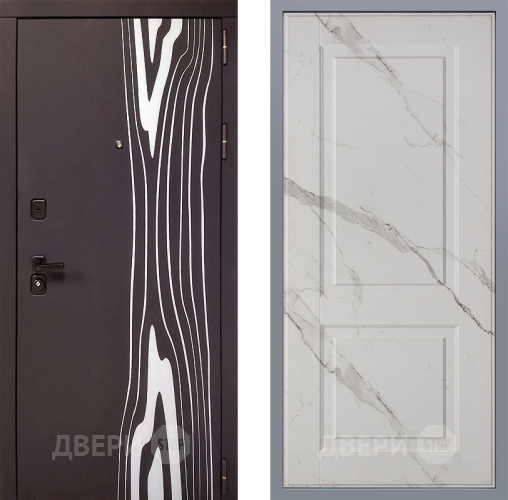 Дверь Заводские двери Леванте Доррен Мрамор белый в Электроуглях