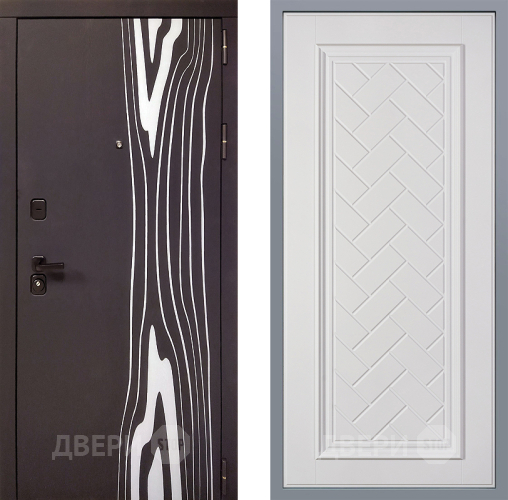 Дверь Заводские двери Леванте Упра Белый софт в Электроуглях