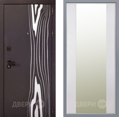 Дверь Заводские двери Леванте Зеркало Макси Белый шелк в Электроуглях