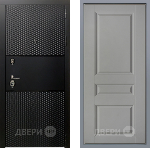 Дверь Заводские двери Тефлон Стокгольм Грей софт в Электроуглях