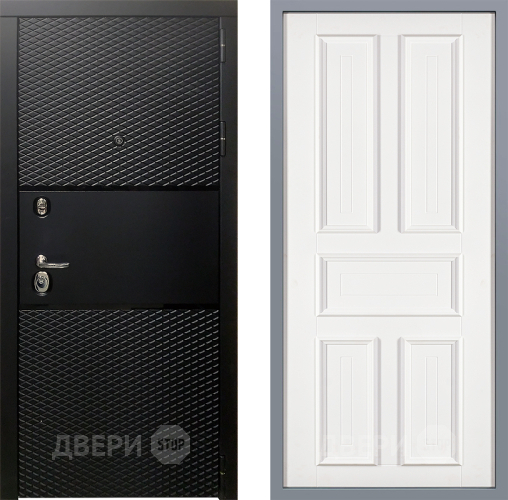 Дверь Заводские двери Тефлон Уругвай Белый софт в Электроуглях