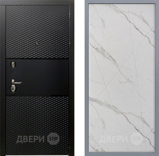 Дверь Заводские двери Тефлон Флитта Мрамор белый в Электроуглях