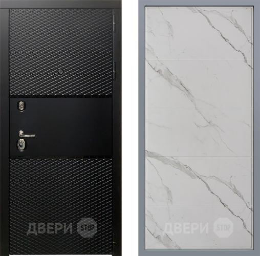 Дверь Заводские двери Тефлон Тривия Мрамор белый в Электроуглях